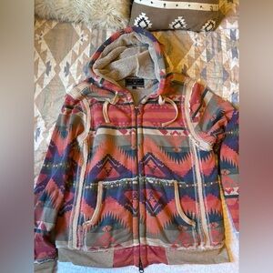 True Grit Multicolor Geometric Hoodie